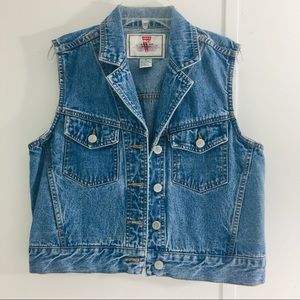 Levi’s Denim Jean Vest Size S